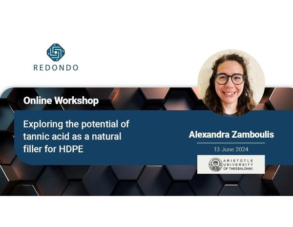 Exploring the potential of tannic acid as a natural filler for HDPE | REDONDO Workshop